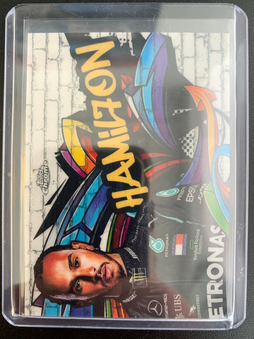 2020 TOPPS CHROME FORMULA 1 RACING #TT-1 - LEWIS HAMILTON FORMULA ONE TEAM MERCEDES