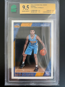 2016-17 PANINI HOOPS BASKETBALL #267 DENVER NUGGETS - JAMAL MURRAY ROOKIE CARD GRADED MNT 9.5 GEM MINT