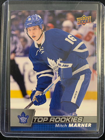 2017-18 UPPER DECK MJ HOLDINGS HOCKEY #R-2 TORONTO MAPLE LEAFS - MITCH MARNER TOP ROOKIES CARD