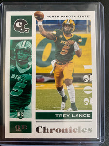 2021 PANINI CHRONICLES DRAFT PICKS FOOTBALL #3 SAN FRANCISCO 49ERS - TREY LANCE CHRONICLES ROOKIE CARD