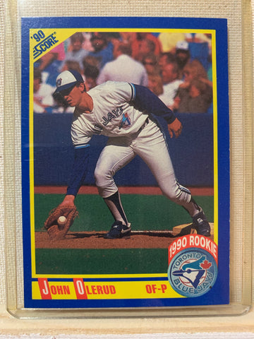 1990-91 SCORE BASEBALL #589 - JOHN OLERUD ROOKIE CARD RAW