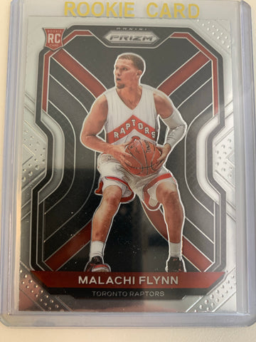 2020-2021 PANINI PRIZM NBA BASKETBALL #287 TORONTO RAPTORS - MALACHI FLYNN PRIZM ROOKIE CARD