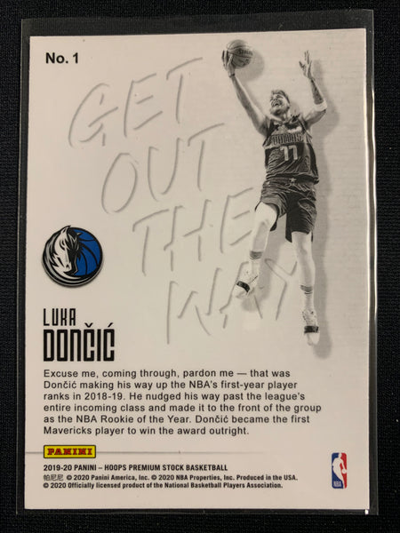 PANINI DONRUSS OPTIC / HOOPS PREMIUM STOCK NBA BASKETBALL DALLAS MAVERICKS - LUKA DONCIC -  3 CARD LOT
