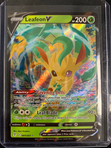 POKEMON SW&SH EVOLVING SKIES -  LEAFEON V 007/203