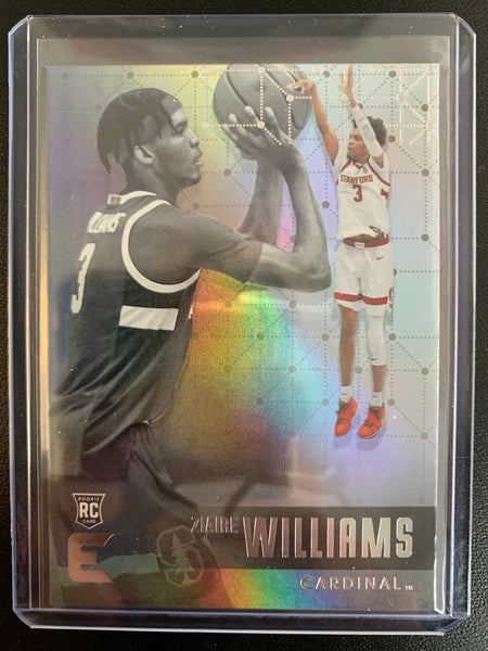 2021 PANINI CHRONICLES DRAFT PICKS BASKETBALL #116 NEW ORLEANS PELICANS - ZIAIRE WILLIAMS CHRONICLES ESSENTIALS ROOKIE CARD