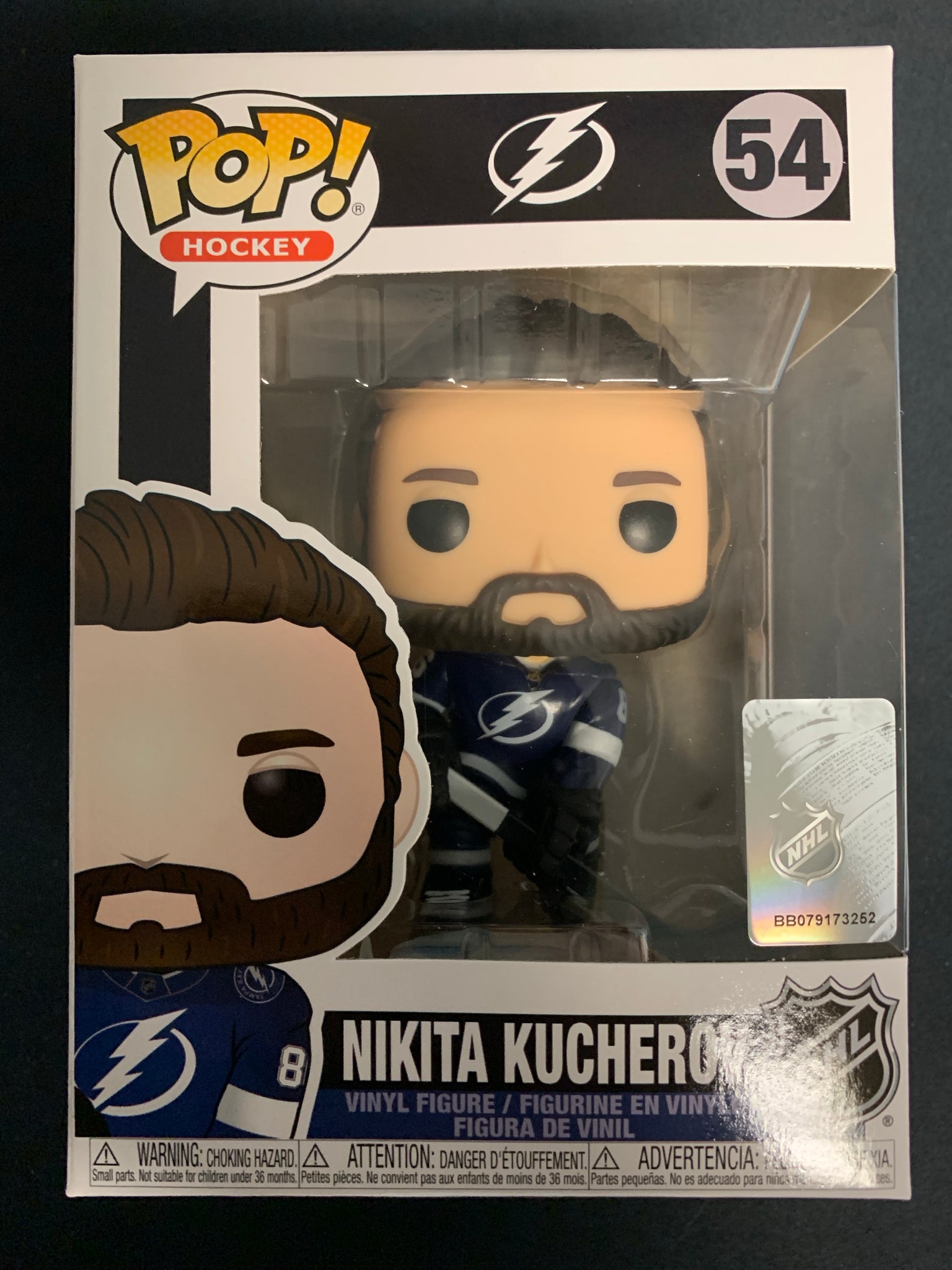FUNKO POP HOCKEY - 54 NIKITA KUCHEROV - TAMPA BAY LIGHTNING