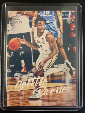 2021 PANINI CHRONICLES DRAFT PICKS BASKETBALL #82 TORONTO RAPTORS - SCOTTIE BARNES CHRONICLES LUMINANCE ROOKIE CARD
