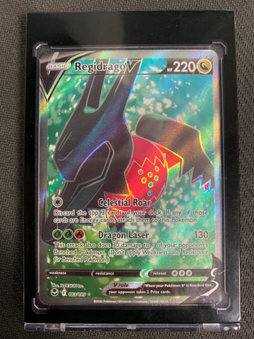 2022 POKEMON SW&SH SILVER TEMPEST REGIDRAGO V FULL ART RARE 183/195 - PACK FRESH!