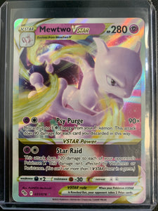 2022 POKEMON GO TCG MEWTWO VSTAR HOLO ULTRA RARE 031/078 - PACK FRESH !