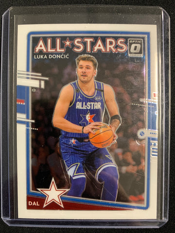 2020-2021 PANINI DONRUSS OPTIC NBA BASKETBALL DALLAS MAVERICKS - LUKA DONCIC -  3 CARD LOT