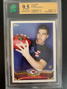 2013 TOPPS FOOTBALL #31 KANSAS CITY CHIEFS - TRAVIS KELCE ROOKIE CARD GRADED MNT 9.5 GEM MINT