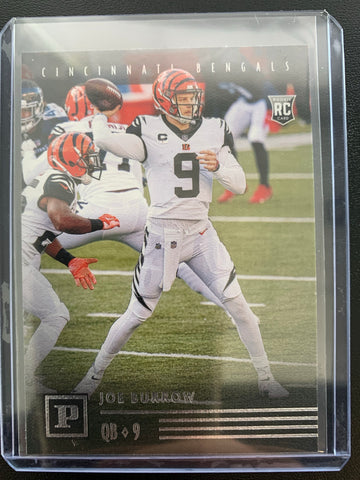 2020 PANINI CHRONICLES PANINI FOOTBALL #PA-1 CINCINNATI BENGALS - JOE BURROW ROOKIE CARD