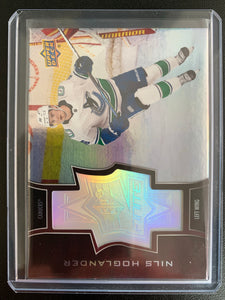 2020-21 UPPER DECK EXTENDED HOCKEY #SF-50 VANCOUVER CANUCKS - NILS HOGLANDER SPX FINITE ROOKIE CARD NUMBERED 61/99