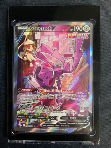 2021 POKEMON SWSH FUSION STRIKE GENESECT V ALTERNATE ART 255/264 - PACK FRESH!