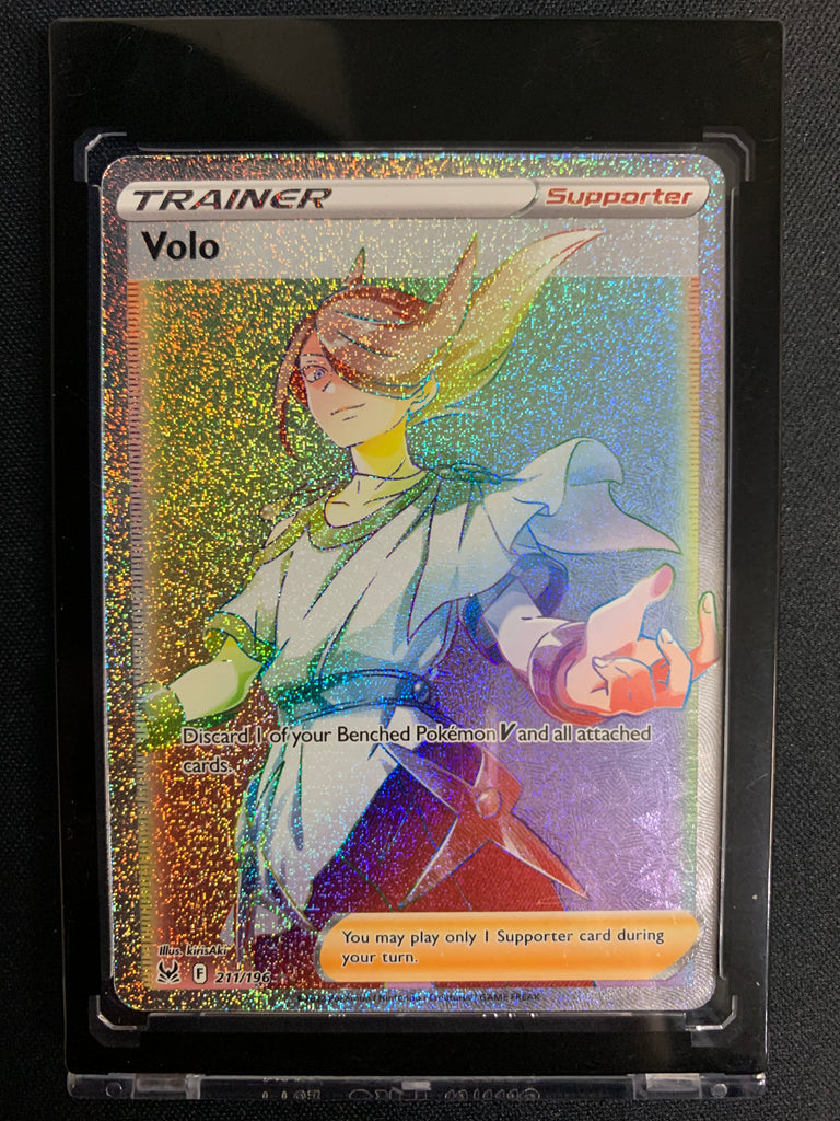 volo pokemon card rainbow rare 2022 POKEMON LOST ORIGIN VOLO FULL ART TRAINER RAINBOW SECRET RARE #21 – Mint Sports Cards & Collectibles