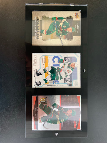 2020-21 UPPER DECK EXTENDED KIRILL KAPRIZOV COLLECTION (3 CARDS) / COMES WITH 1-TOUCH DISPLAY CASE
