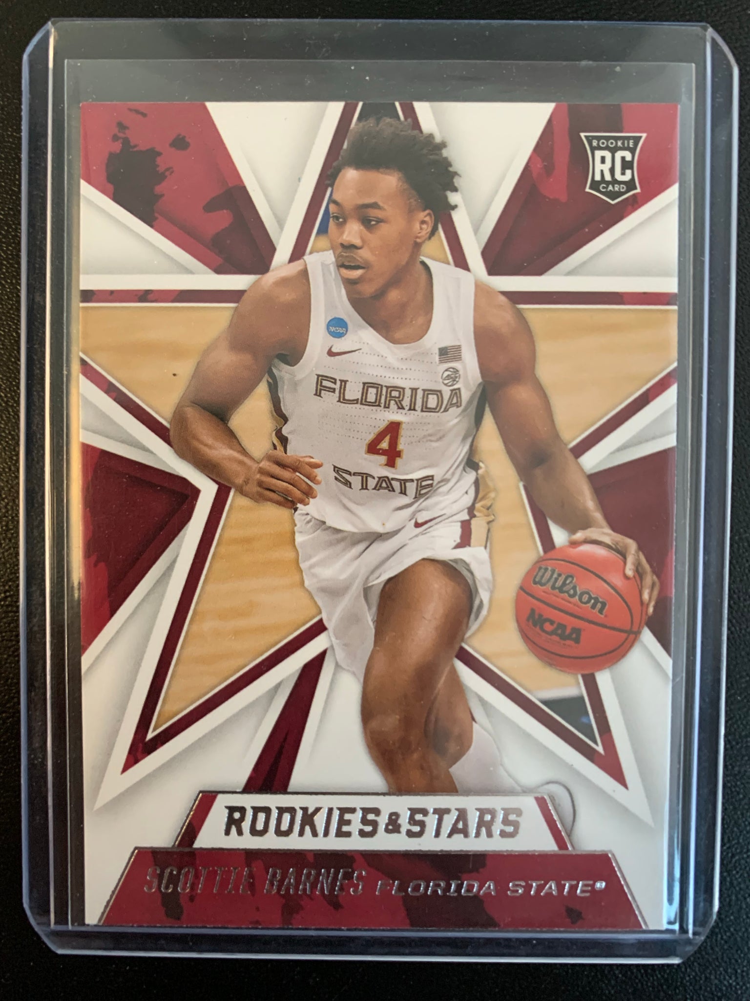 2021 PANINI CHRONICLES DRAFT PICKS BASKETBALL #307 TORONTO RAPTORS - SCOTTIE BARNES ROOKIES & STARS ROOKIE CARD