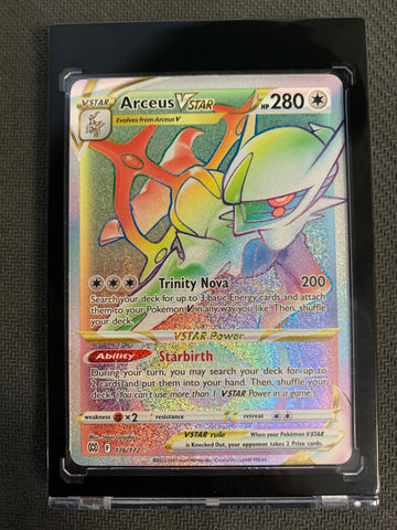 2022 POKEMON SW&SH BRILLIANT STARS ARCEUS VSTAR RAINBOW RARE  - PACK FRESH!