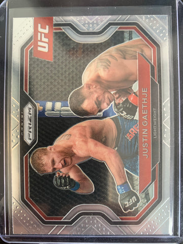 2021 PANINI PRIZM UFC # 141 - JUSTIN GAETHJE PRIZM