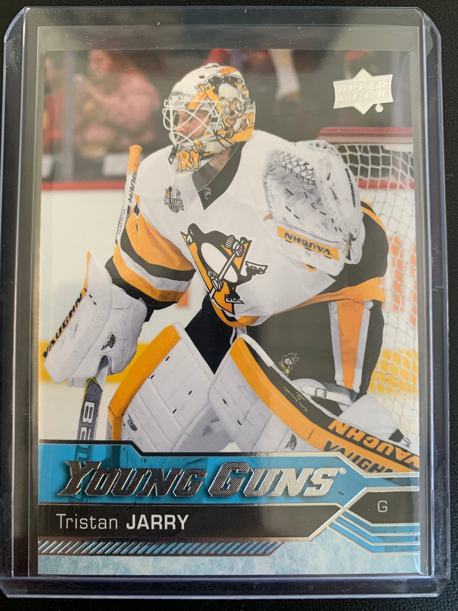 2016-17 UPPER DECK HOCKEY #466 PITTSBURGH PENGUINS - TRISTAN JARRY YOUNG GUNS ROOKIE CARD