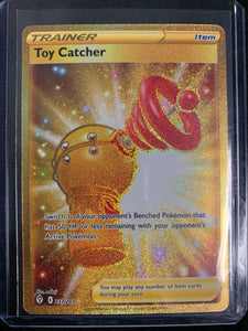 POKEMON SW&SH EVOLVING SKIES -  TOY CATCHER GOLD SECRET RARE 233/203