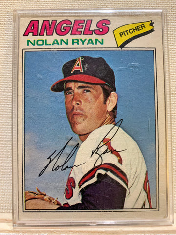 1977-78 O-PEE-CHEE BASEBALL #65 CALIFORNIA ANGELS - NOLAN RYAN CARD RAW