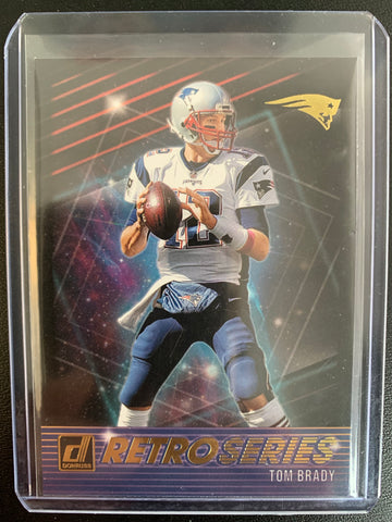 2021 PANINI DONRUSS FOOTBALL #RS21 NEW ENGLAND PATRIOTS - TOM BRADY RETROSERIES INSERT