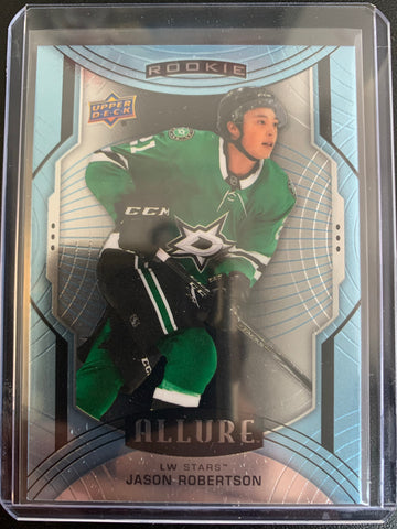 2020-21 UPPER DECK ALLURE HOCKEY #113 DALLAS STARS - JASON ROBERTSON SP VARIATION ROOKIE CARD