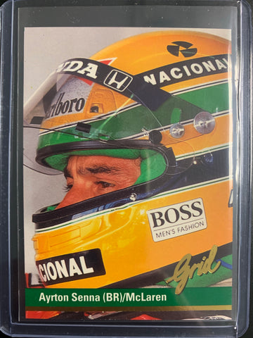 1992 GRID MOTORCARD RACING #67 - AYRTON SENNA - BRAZIL/MCLAREN