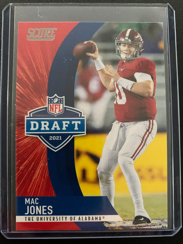 2021 PANINI SCORE FOOTBALL #D5 NEW ENGLAND PATRIOTS - MAC JONES ROOKIE CARD