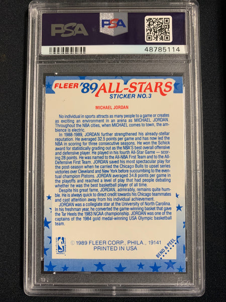 Fleer 89 all stars 2025 michael jordan