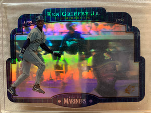 1996-97 UPPER DECK SPX BASEBALL #KG1 - KEN GRIFFEY JR COMMEMORATIVE CARD RAW