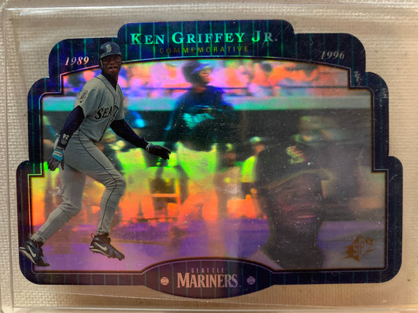 1996-97 UPPER DECK SPX BASEBALL #KG1 - KEN GRIFFEY JR COMMEMORATIVE CARD RAW