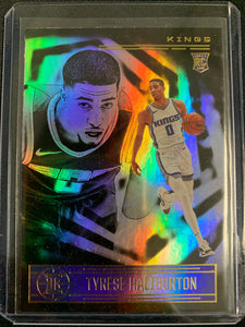 2020-2021 PANINI ILLUSIONS NBA BASKETBALL #153 SACRAMENTO KINGS - TYRESE HALIBURTON ILLUSIONS BASE ROOKIE CARD