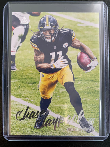 2020 PANINI CHRONICLES LUMINANCE FOOTBALL #222 PITTSBURGH STEELERS - CHASE CLAYPOOL ROOKIE CARD