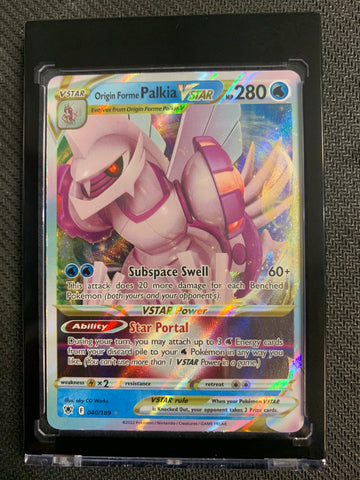 POKEMON SW&SH ASTRAL RADIANCE -  ORIGIN FORME PALKIA VSTAR ULTRA RARE 040/189 - BRAND NEW!