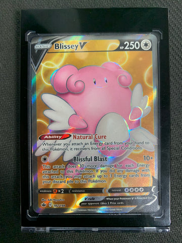 2021 POKEMON SW&SH CHILLING REIGN - BLISSEY V FULL ART RARE 182/198 - MINT