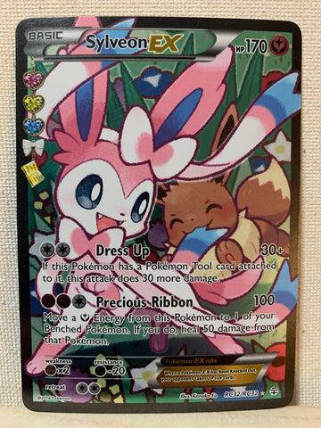 POKEMON SYLVEON ULTRA RARE HOLO FOIL CARD RC32/RC32