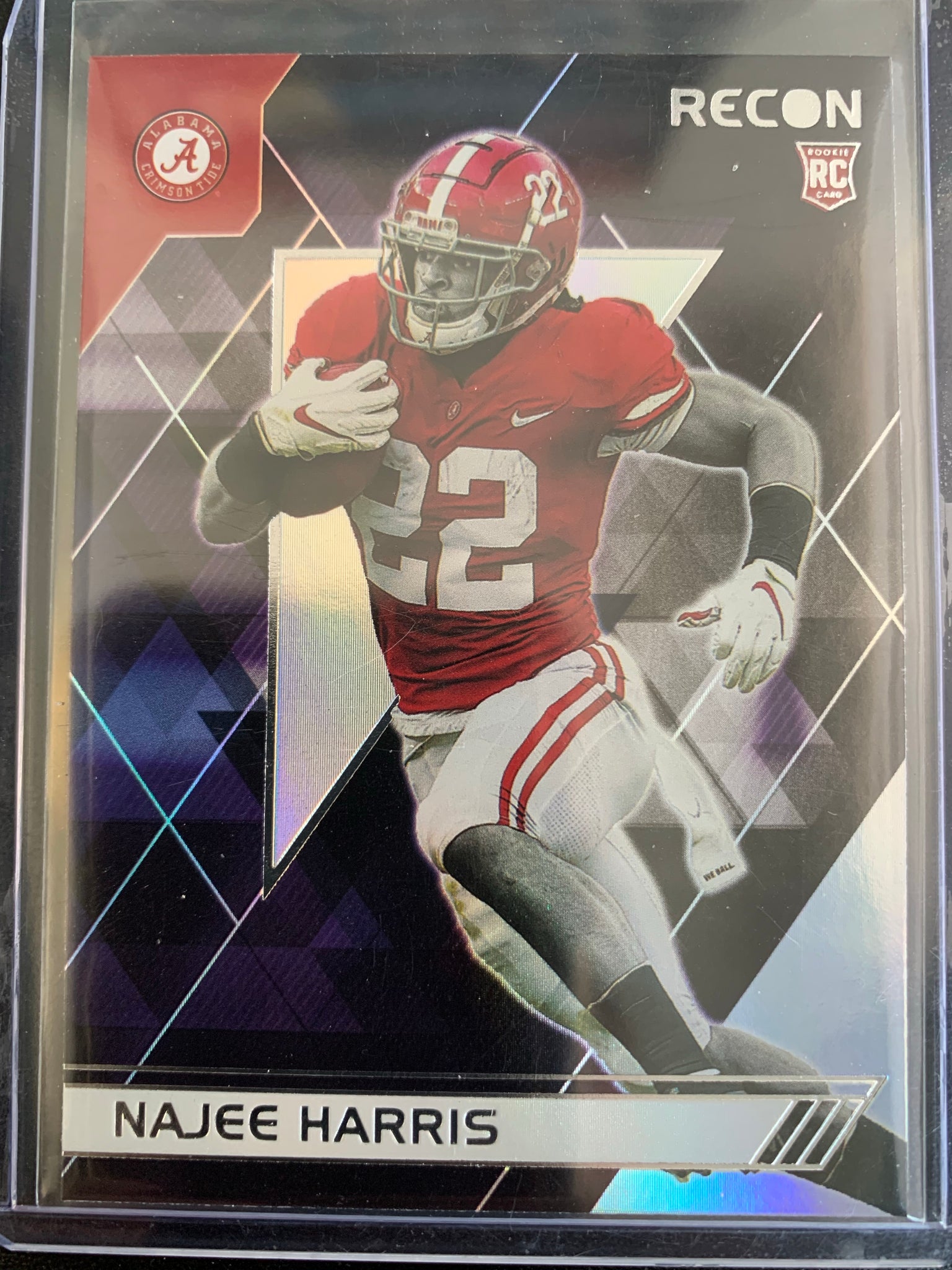 2021 PANINI CHRONICLES DRAFT PICKS FOOTBALL #141 PITTSBURGH STEELERS - NAJEE HARRIS RECON ROOKIE CARD