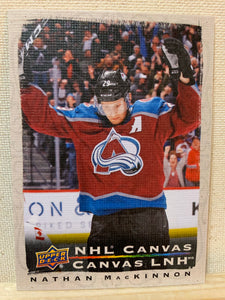 2020-21 TIM HORTONS HOCKEY #C-5 COLORADO AVALANCHE - NHL CANVAS NATHAN MACKINNON CARD RAW