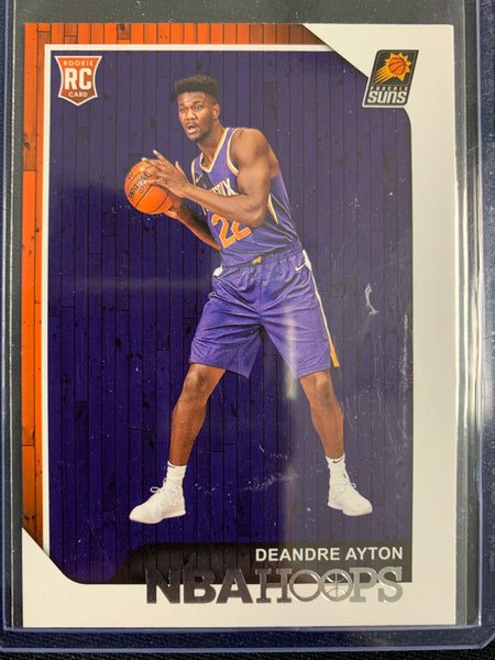 2018-19 PANINI NBA HOOPS BASKETBALL #248 PHOENIX SUNS - DEANDRE AYTON BASE ROOKIE CARD