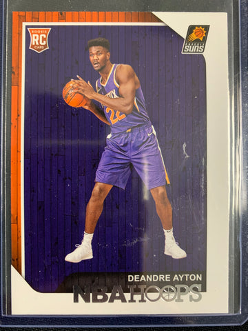 2018-19 PANINI NBA HOOPS BASKETBALL #248 PHOENIX SUNS - DEANDRE AYTON BASE ROOKIE CARD