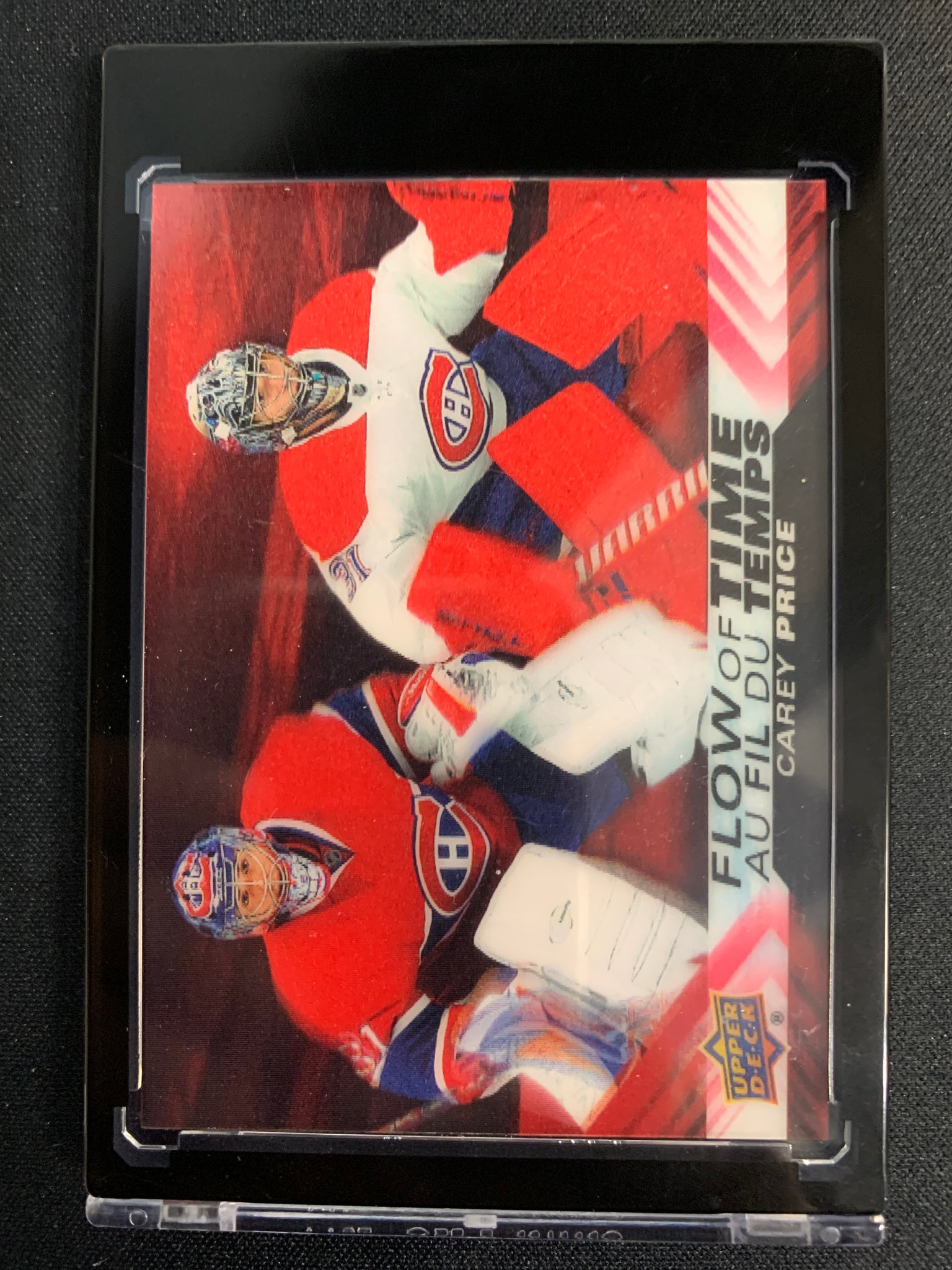 2022-23 TIM HORTONS HOCKEY #NT-18 MONTREAL CANADIENS - CAREY PRICE FLOW IN TIME SP INSERT