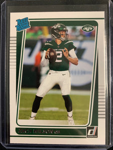 2021 PANINI DONRUSS FOOTBALL #252 NEW YORK JETS - ZACH WILSON RATED ROOKIE