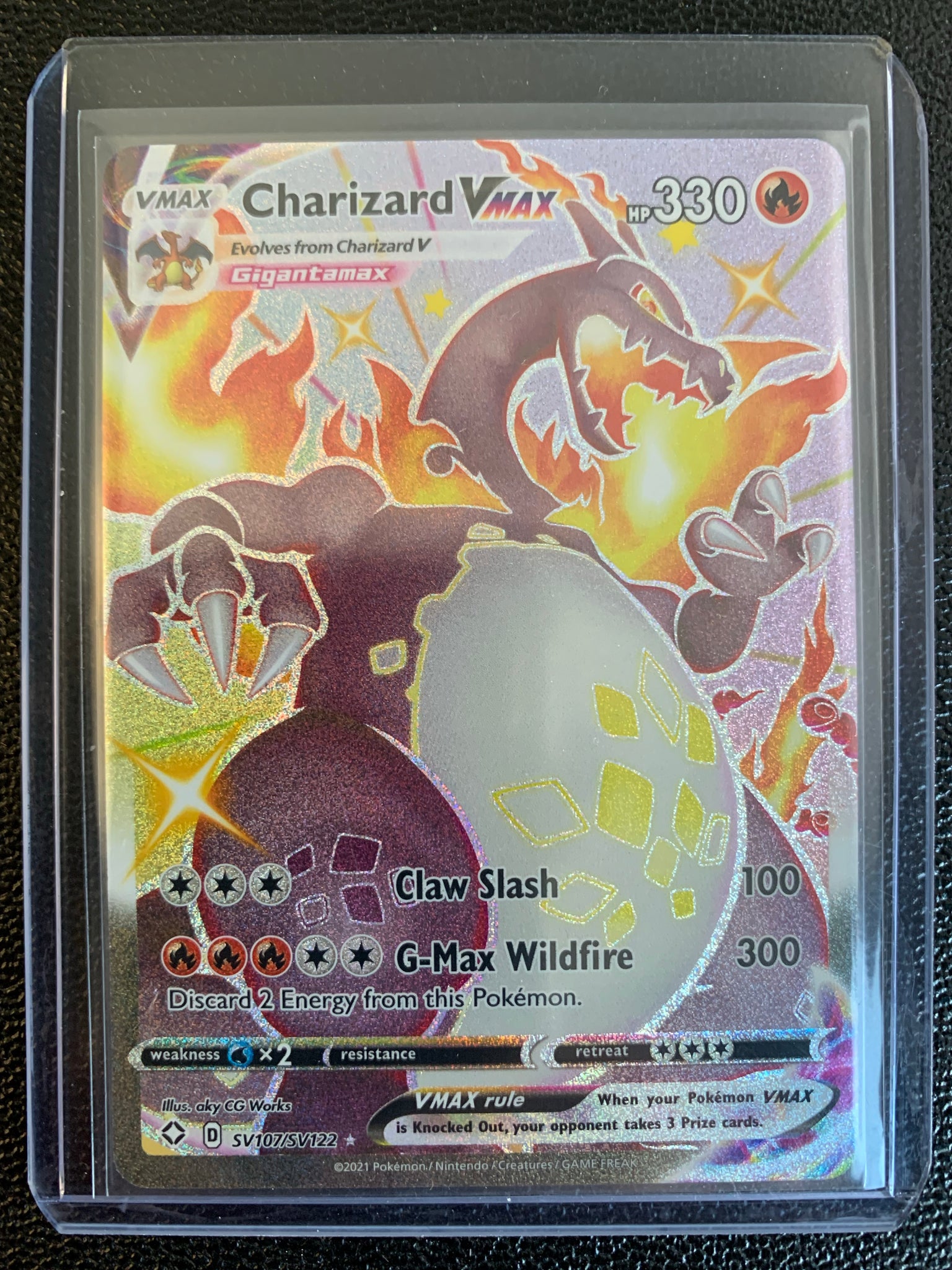 POKEMON SWSH SHINING FATES VMAX FULL ART SECRET RARE CHARIZARD SV107/S Mint Sports Cards & Collectibles POKEMON SWSH SHINING FATES VMAX FULL ART SECRET RARE CHARIZARD SV107/S Mint Sports Cards & Collectibles
