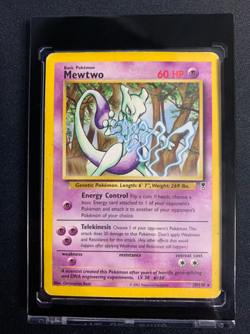 2002 POKEMON LEGENDARY COLLECTION - MEWTWO NON HOLO RARE 29/110 - LP