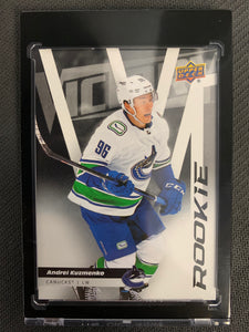 2022-23 UPPER DECK NATIONAL HOCKEY CARD DAY #V-4 VANCOUVER CANUCKS - ANDREI KUZMENKO SP VICTORY BLACK ROOKIE