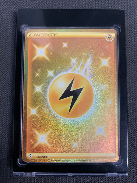 2021 POKEMON SW&SH EVOLVING SKIES ELECTRIC ENERGY GOLD SECRET RARE 235/203 - PACK FRESH!