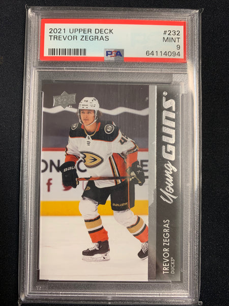 Trevor Zegras Ducks 2021-22 UD Young Guns Card #232