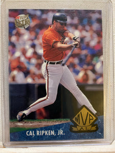 1992-93 FLEER ULTRA BASEBALL #5 OF 25 - CAL RIPKEN JR AL MVP CARD RAW